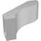 Ekena Millwork 3-in. W x 8-in. D x 8-in. H Geneva Architectural Grade PVC Knee Brace BRCP03X08X08GNV - alternate 6